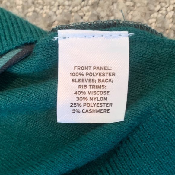Halogen Emerald Green/Black with Geometric Print Sweater - Size Small - Picture 7 of 8